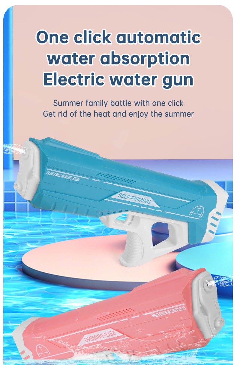 Electric Induction Water Gun Summer Outdoor Toys Automatic Pumping Gun Beach Swimming Pool Water Fight Children's Toy Gifts - V.I.P Digital Presence
