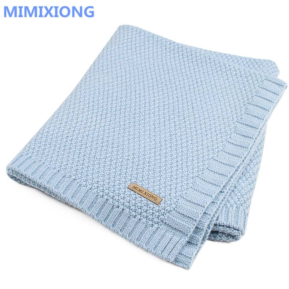 Baby Blanket Knitted Newborn Swaddle Wrap Blankets Super Soft Toddler Infant Bedding Quilt - V.I.P Digital Presence
