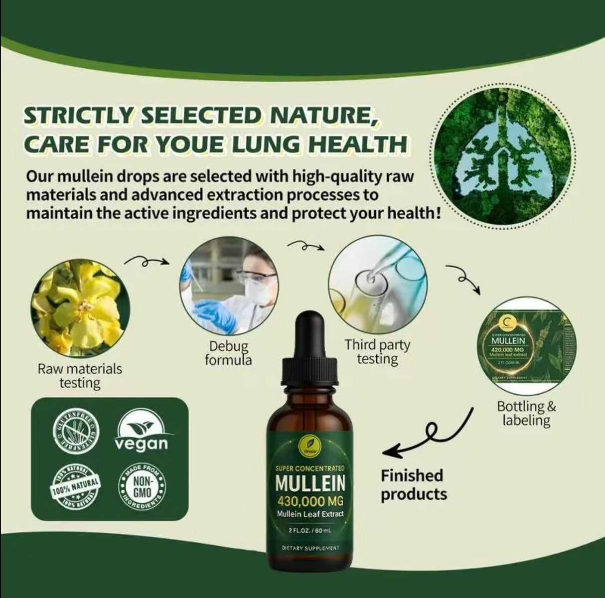 LungEase Mullein Drops