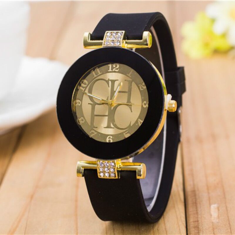 New simple leather Brand Geneva Casual Quartz Watch Women Crystal Silicone Watches Relogio Feminino Wrist Watch - V.I.P Digital Presence