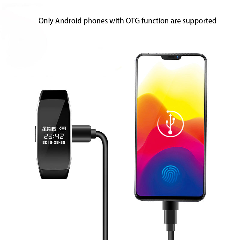 D5 One Touch Recording Pen Working Intelligent HD Noise Reduction Recording Bracelet - V.I.P Digital Presence