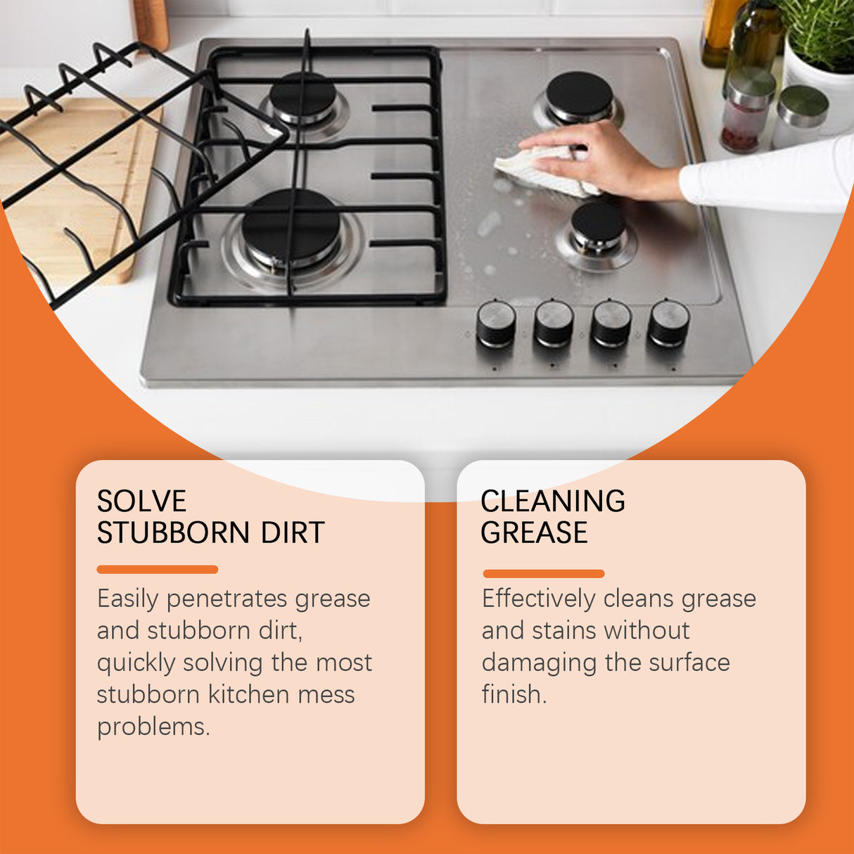 Kitchen Grease Cleaner Kitchen Hood Cooktop Grease Cleaner Multi-Effect Decontamination Cleaner - V.I.P Digital Presence