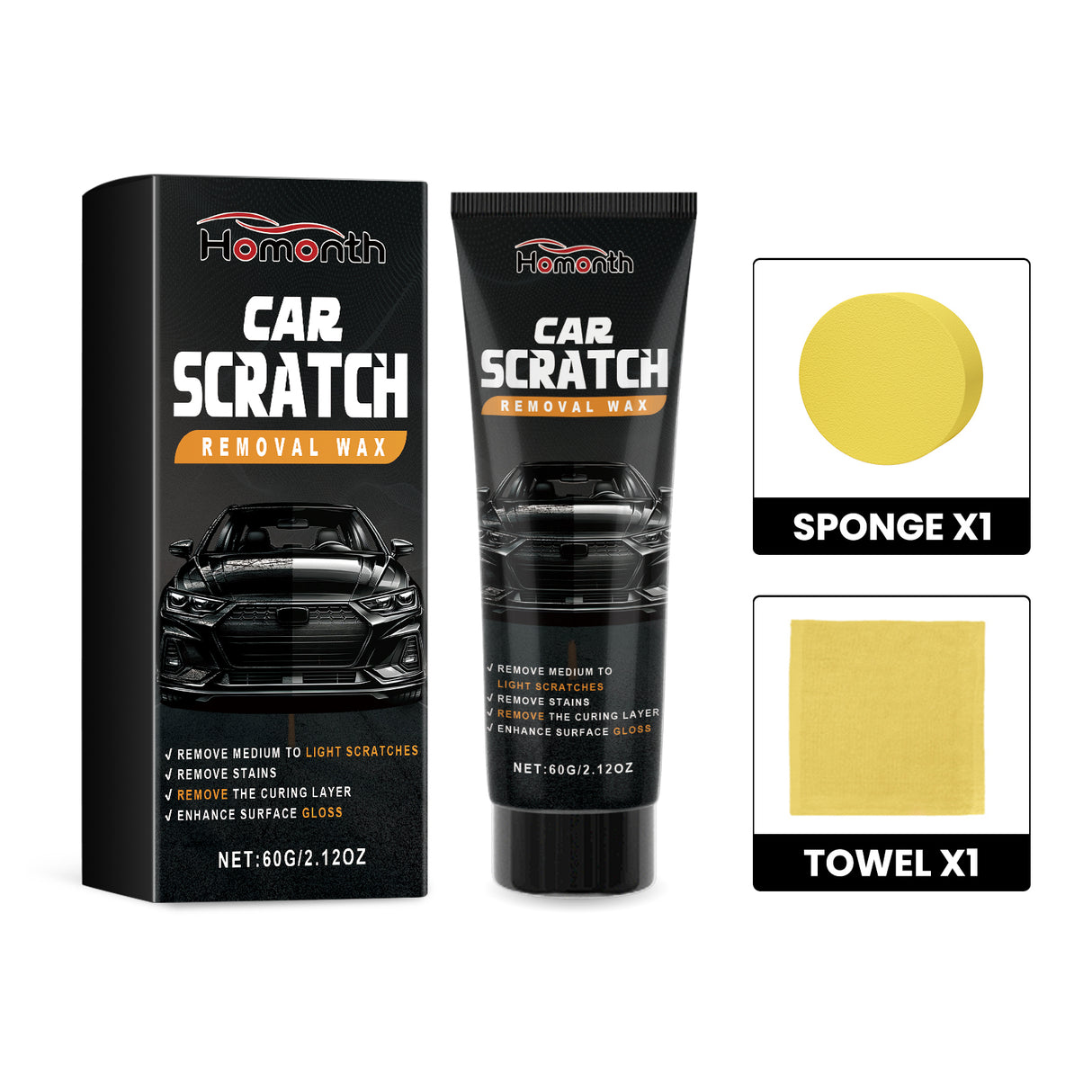 Car Scratch Removal Wax, Automotive Finish Coating Polishing Retreading Scratches Repair - V.I.P Digital Presence