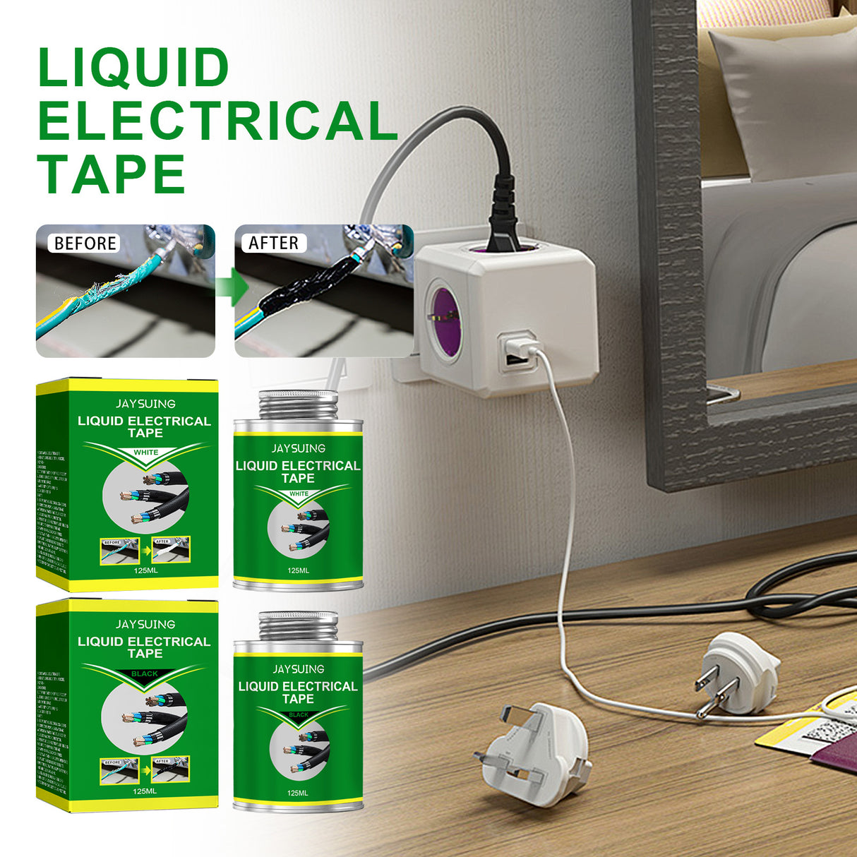 Insulating Adhesive Heat Insulation, Water Resistance And High Temperature Protection Electrical Joints Are Connected With Liquid Electrical Tape - V.I.P Digital Presence