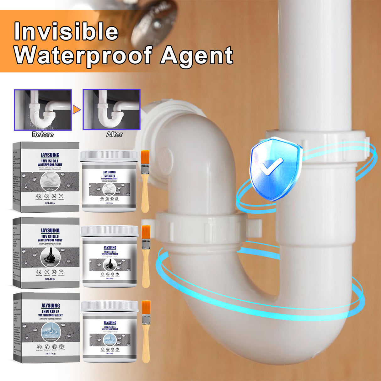 Waterproof Glue, Kitchen Door And Window Tile Water Pipe External Wall Waterproof, Leakproof And Free Smashing Brick Glue Coating - V.I.P Digital Presence