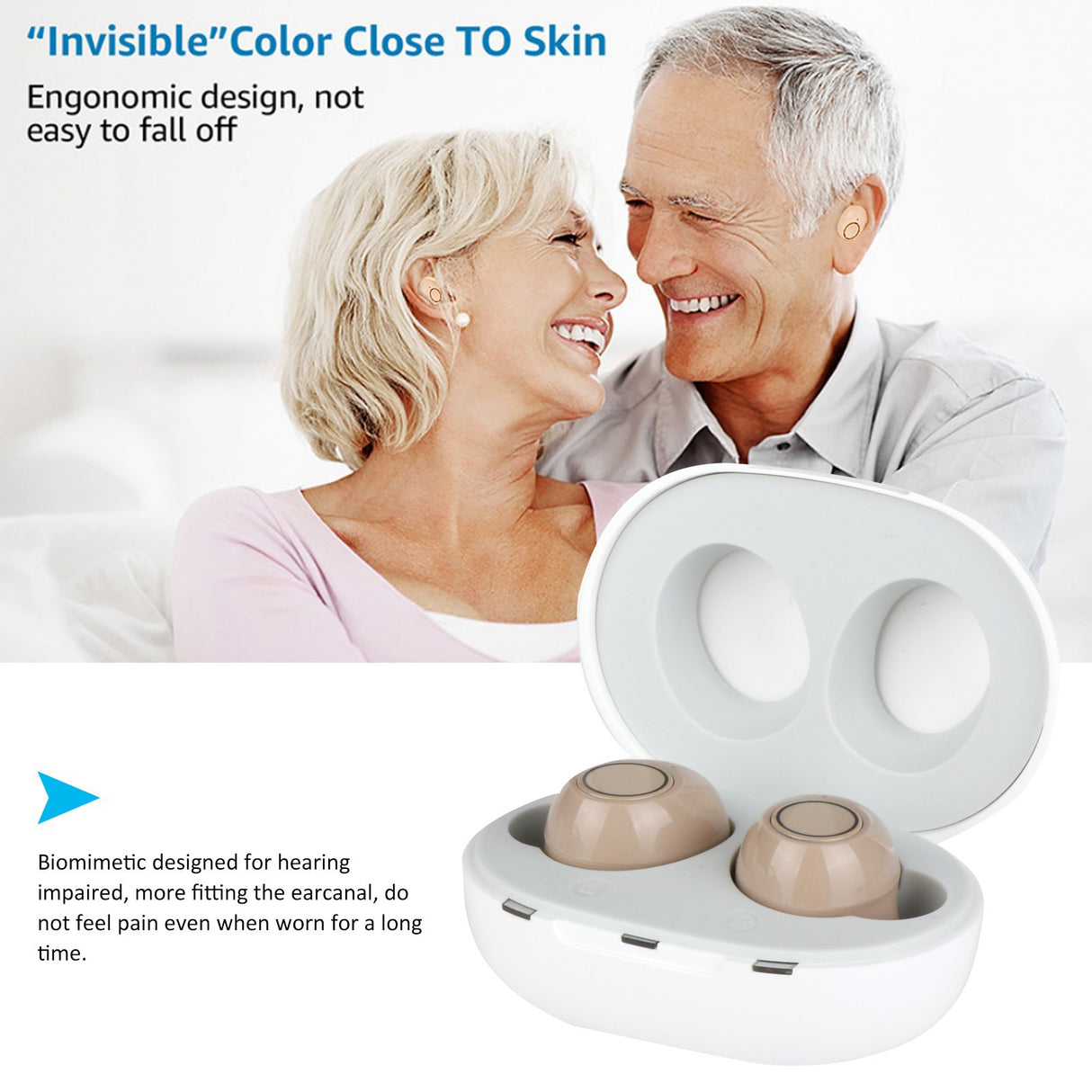 New A39 Skin Color To The Ear Charging Old Man That Sound Collector Hearing Aid Earphone Hearing Aid - V.I.P Digital Presence