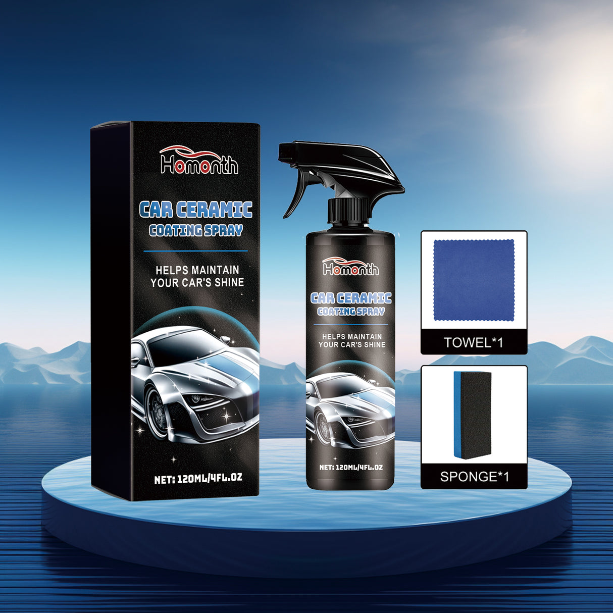 Automotive Ceramic Coating Spray, Car Refurbishment Car Paint Brightening Decontamination Polishing Refurbished Ceramic Spray - V.I.P Digital Presence