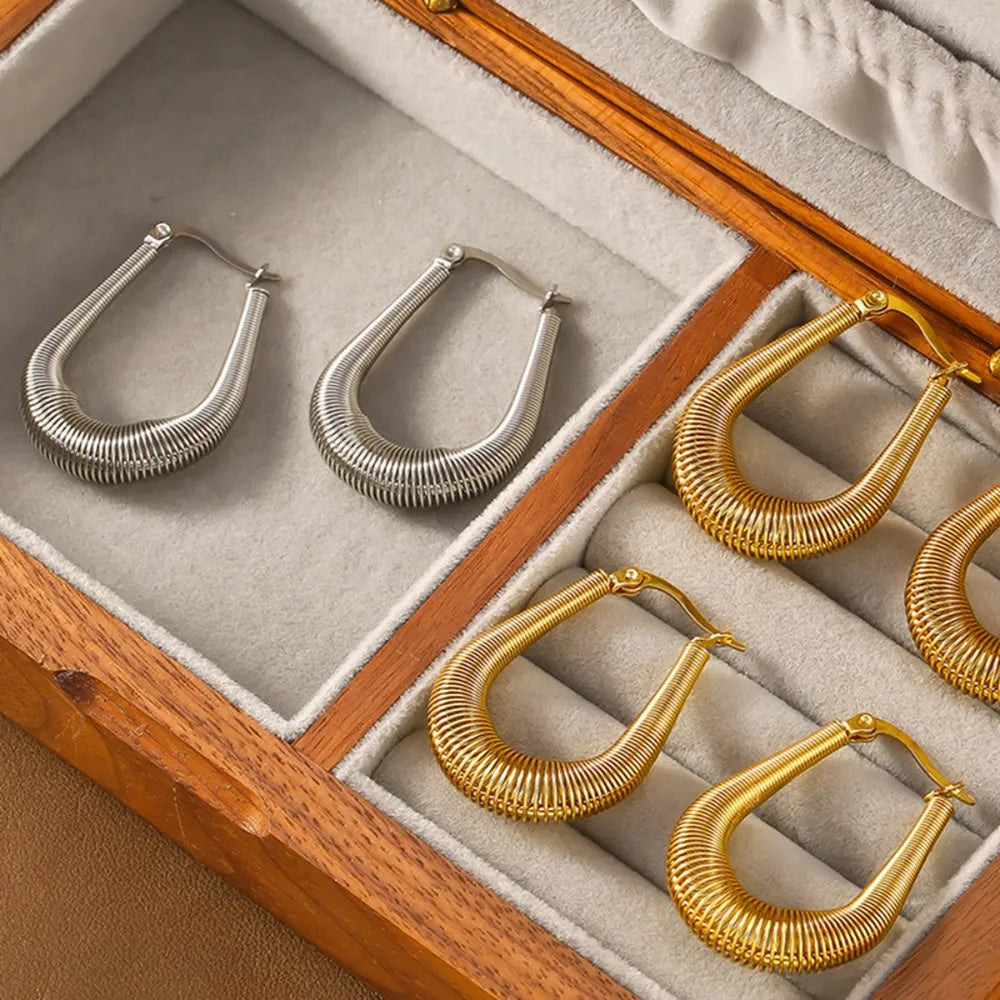 Titanium Steel U Shape Earrings - V.I.P Digital Presence