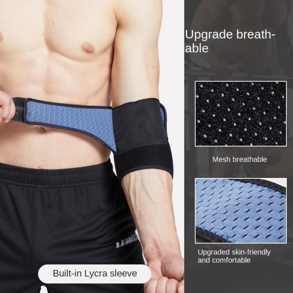 Sports elbow protection men's fitness arm cover arm joint protection warm elbow cover strap protection - V.I.P Digital Presence