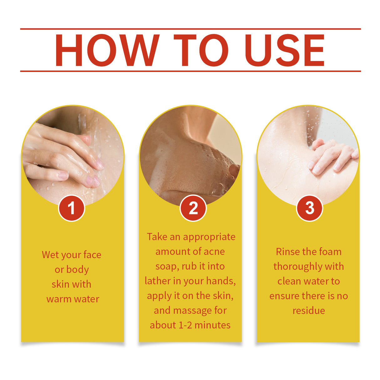 Acne Cleansing Soap Gently Cleanses Back Pimples Smooth And Refreshing Cleansing Soap