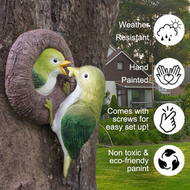 Xiuyan Bird Tree Cave Garden Resin Pendant - V.I.P Digital Presence