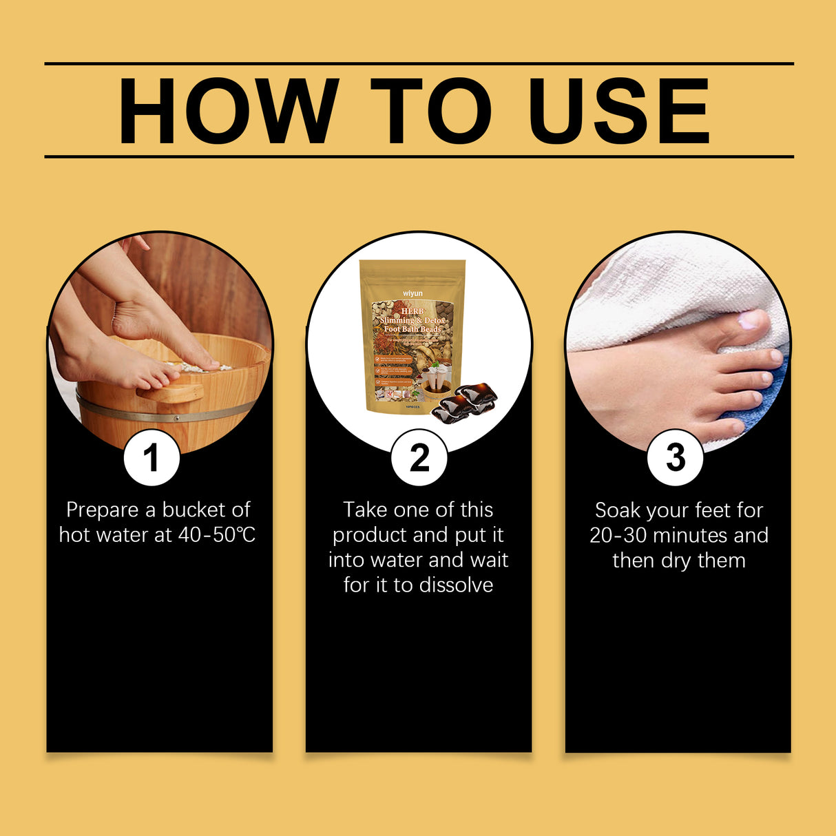 Herbal Foot Bath Beads Foot Bath Beads Leg Daily Care Nourishing Foot Body Repair Foot Bath Beads