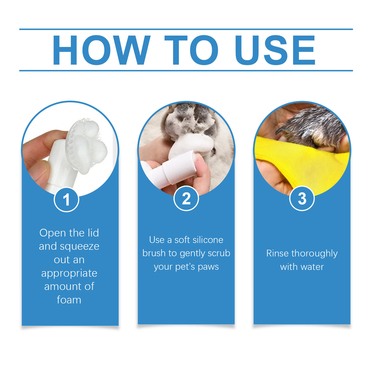 Pet Foot Cleaner Dog And Cat Wash Paws Foot Cleaner Foot Care Foam - V.I.P Digital Presence