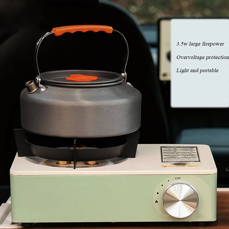 Outdoor Mini Portable Carabiner Stainless Steel 3.5KW Outdoor Camping Equipment Home Appliances Cooktop Gas Stove - V.I.P Digital Presence