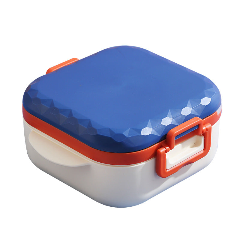 Microwaveable portable fresh-keeping lunch box with compartments and cutlery - V.I.P Digital Presence