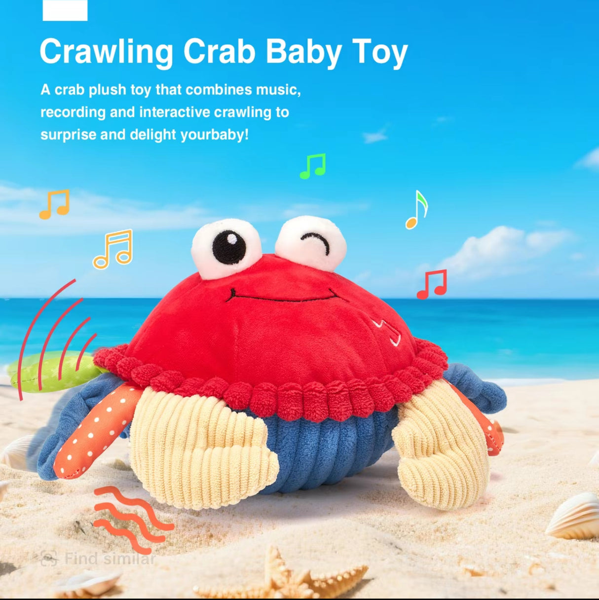 BounceBuddy Musical Crab