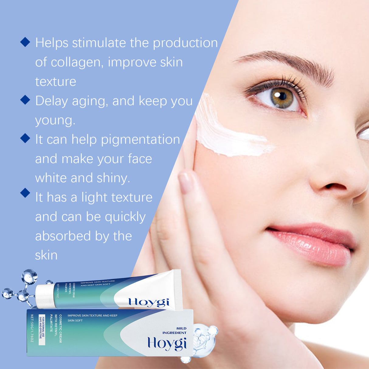 Retinol Cream Hydrates, Moisturizes And Nourishes Facial Skin, Reduces Fine Lines, Improves Skin Quality And Firming Face Cream - V.I.P Digital Presence