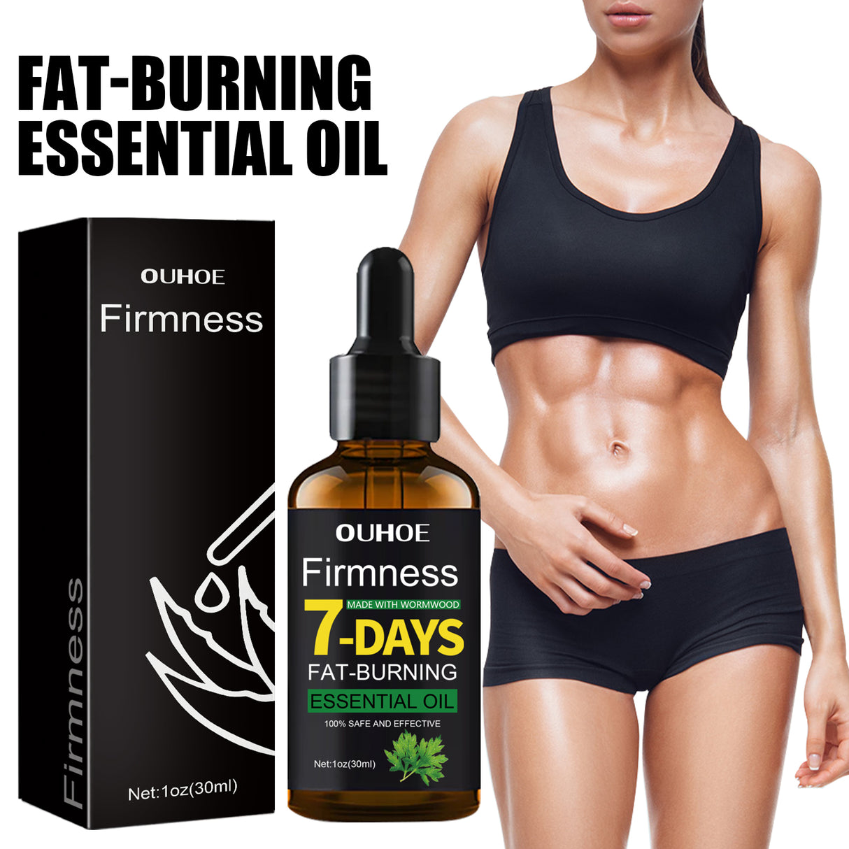 Firming And Slimming Essential Oil, Shows The Curves Of The Body, Firming Shaping And Slimming Body Essential Oil - V.I.P Digital Presence