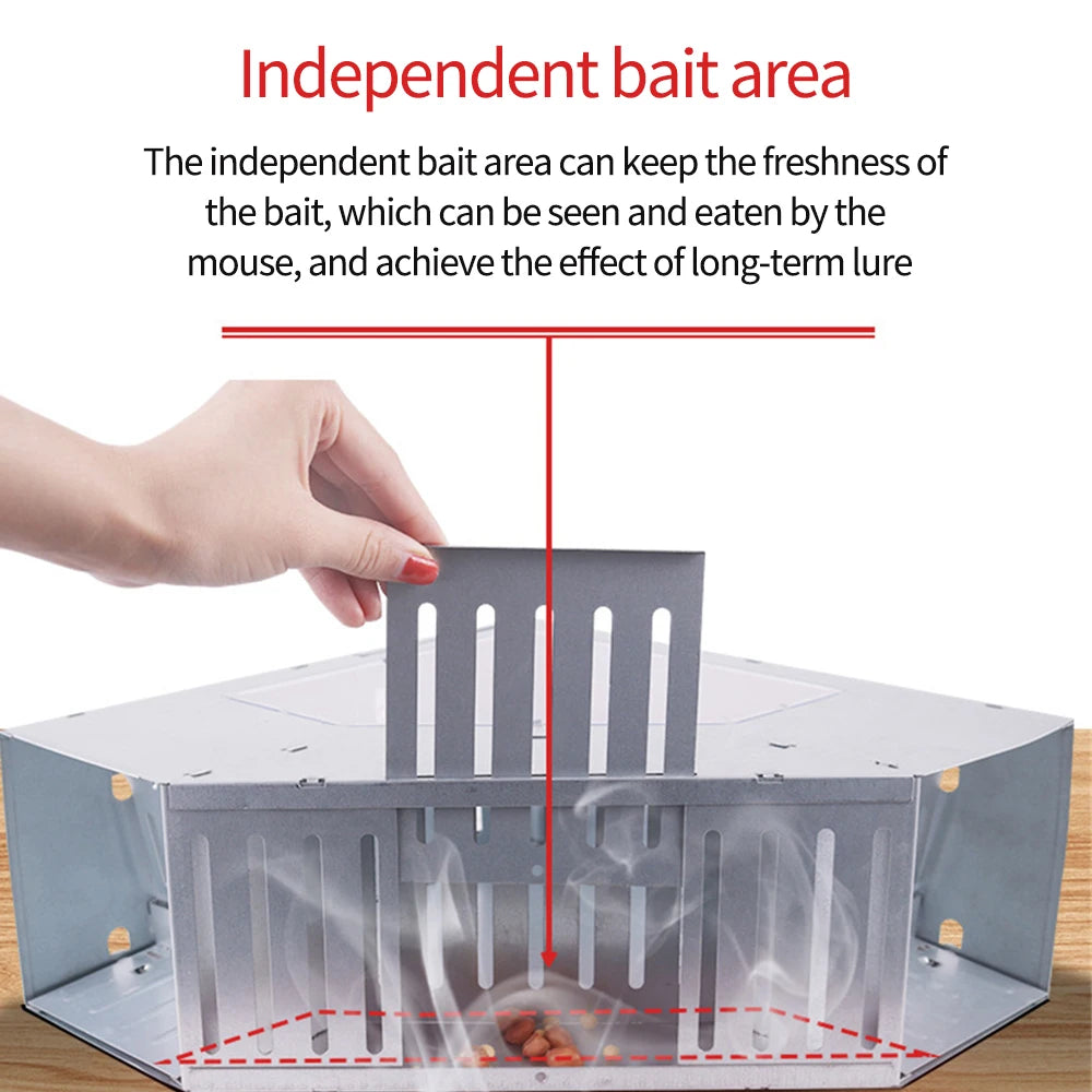 Catching Mice Mouse Traps Occasions Available Double-door Design Non-toxic Reusable Rustproof Garden Supplies Portable - V.I.P Digital Presence