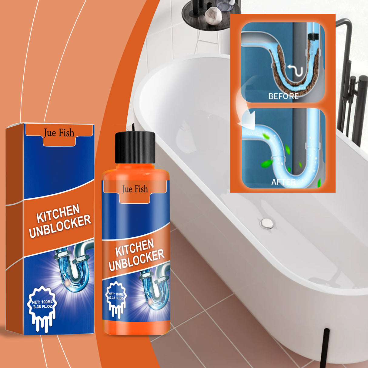 Kitchen Unblocker, Sink Drain Pipe Kitchen Toilet Pipe Quickly Dredge - V.I.P Digital Presence