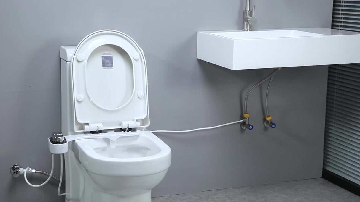 Smart Body Cleaner Unplugged Hot And Cold Water Simple Installation Hip Washing Double Nozzle Toilet Cover Plate - V.I.P Digital Presence