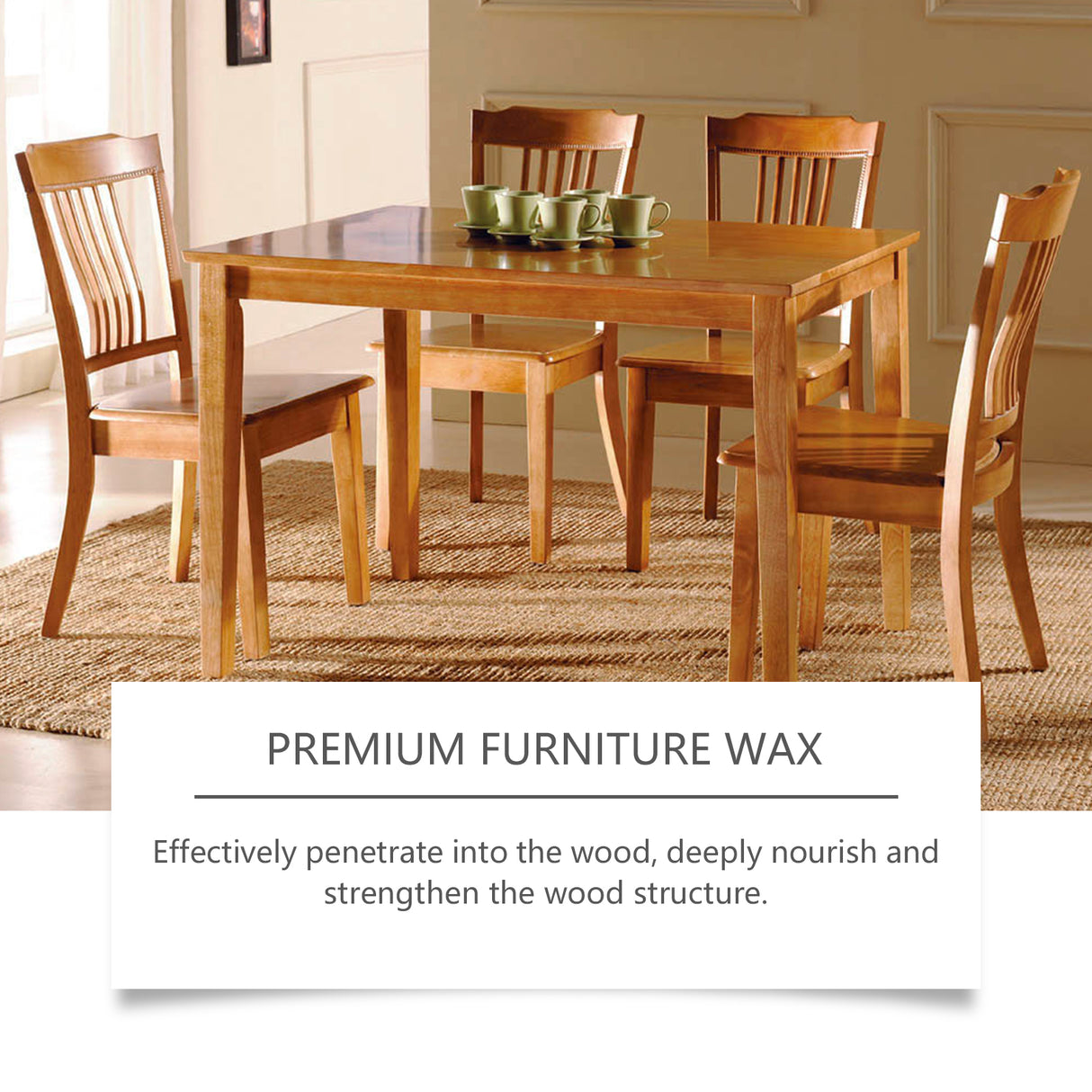 Furniture Care Beeswax Indoor Wood Table And Chair Furniture Shine Polishing Care Multi-Purpose Maintenance Wax - V.I.P Digital Presence