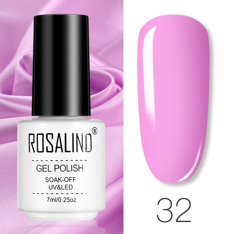 ROSALIND Gel Polish Set Manicure for Nails Semi Permanent Vernis top coat UV LED Gel Varnish Soak Off Nail Art Gel Nail Polish - V.I.P Digital Presence
