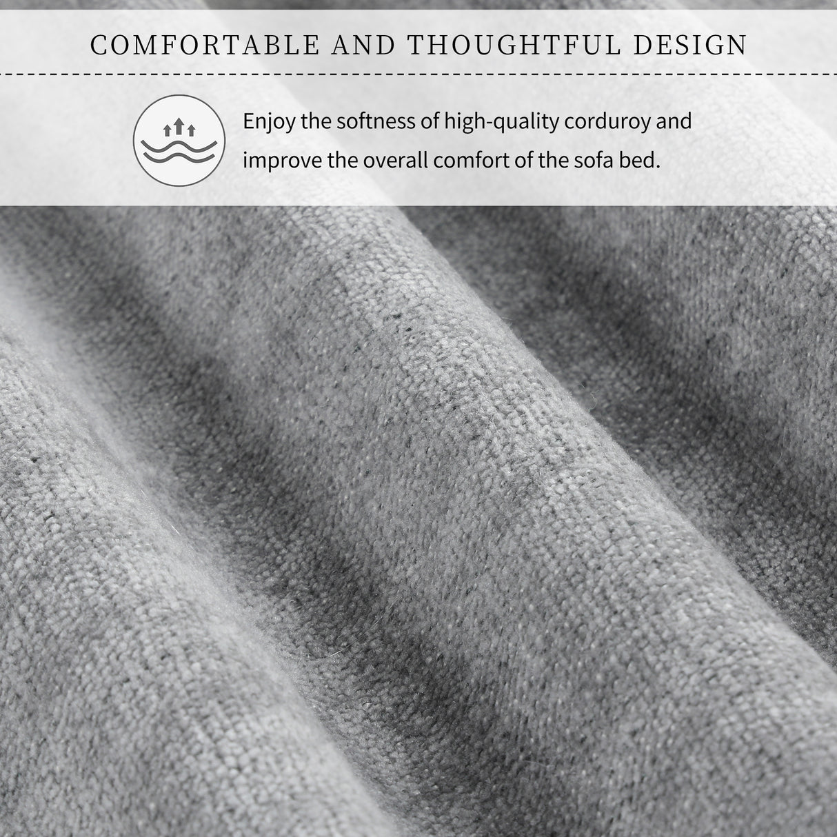 U_STYLE Convertible Soft Cushion Sofa Pull Bed ,for Two People to Sit On - V.I.P Digital Presence