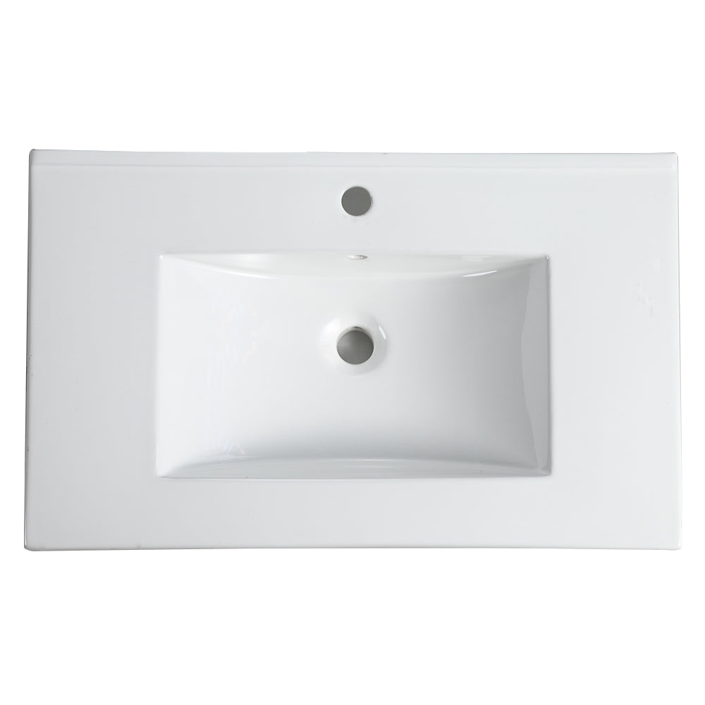 30" Bathroom Vanity Ceramic Top-BL9075B - V.I.P Digital Presence