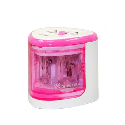 New Automatic pencil sharpener Two-hole Electric Switch Pencil Sharpener stationery Home Office School Supplies - V.I.P Digital Presence