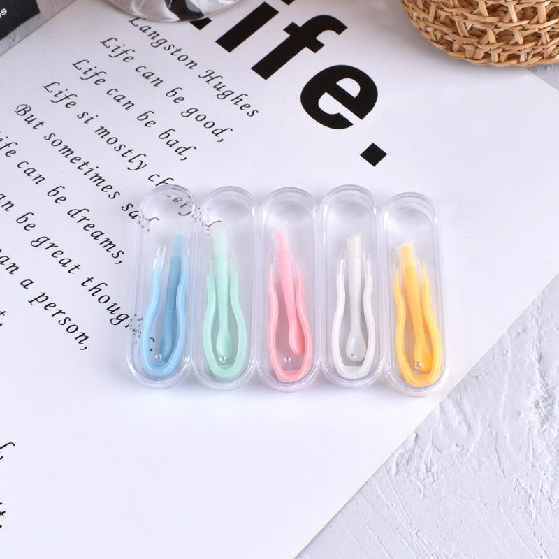 Silicone integrated tweezers, suction rod, contact lens extractor, wearing tool - V.I.P Digital Presence