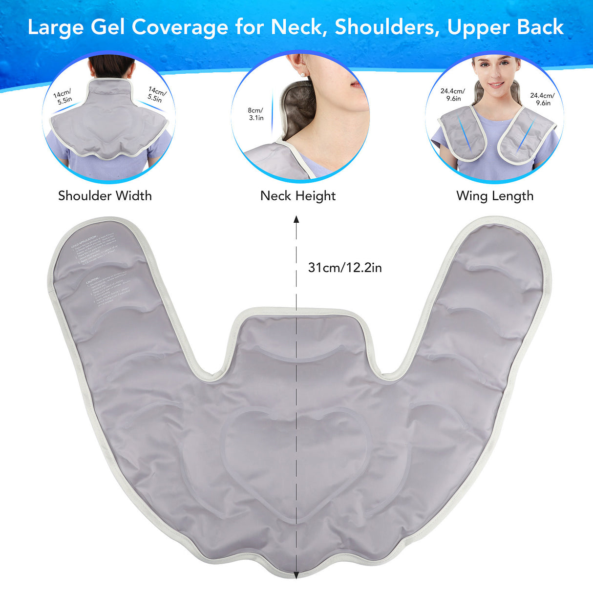 Hailicare Cold And Hot Compress Shoulder And Neck Ice Compress With Gel Health Protector - V.I.P Digital Presence