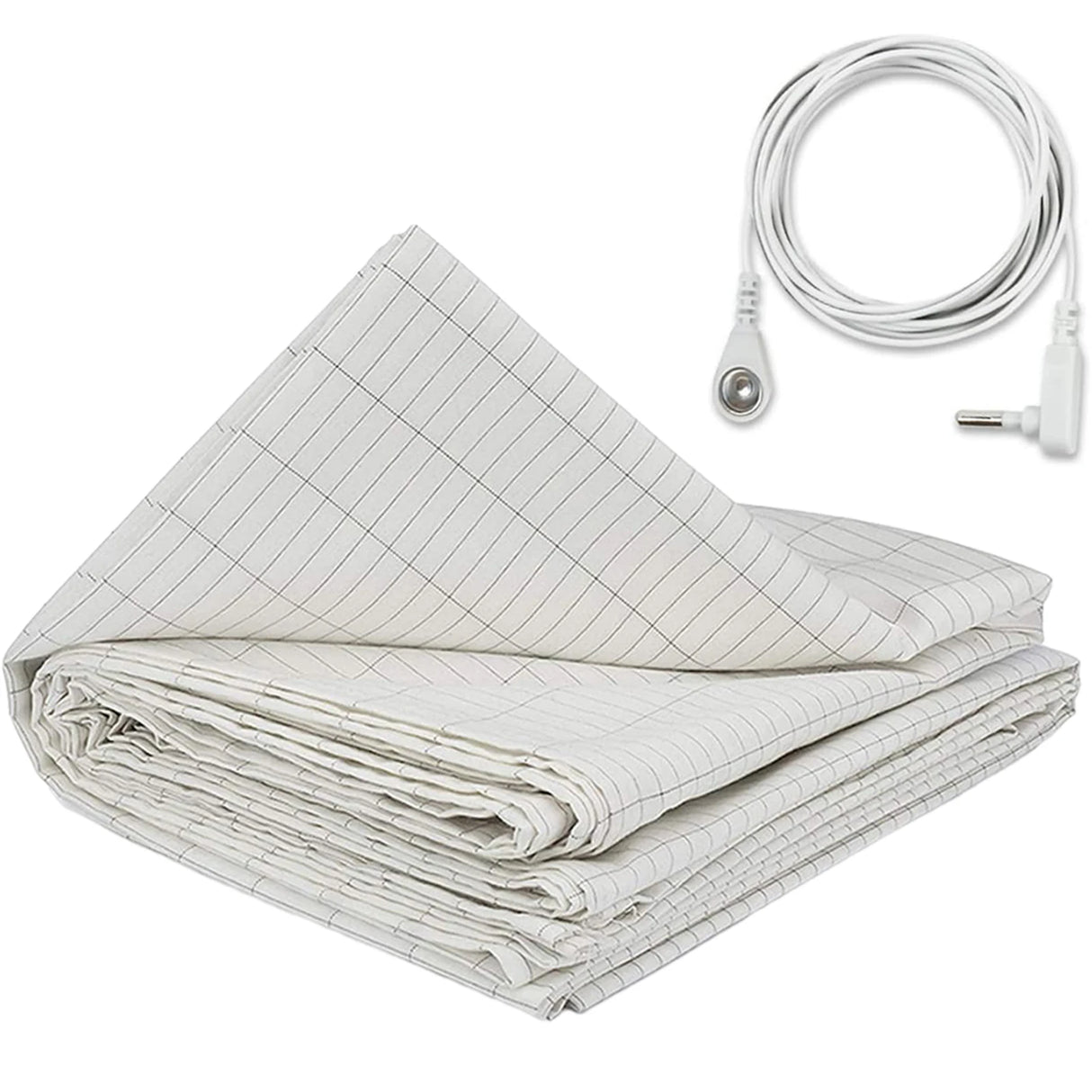 Grounding Sheet Mat Earthing Fitted Bedsheet Silver Fiber Conductive Organic Grounding Mat Radiation Anti-Static 60*265CM - V.I.P Digital Presence