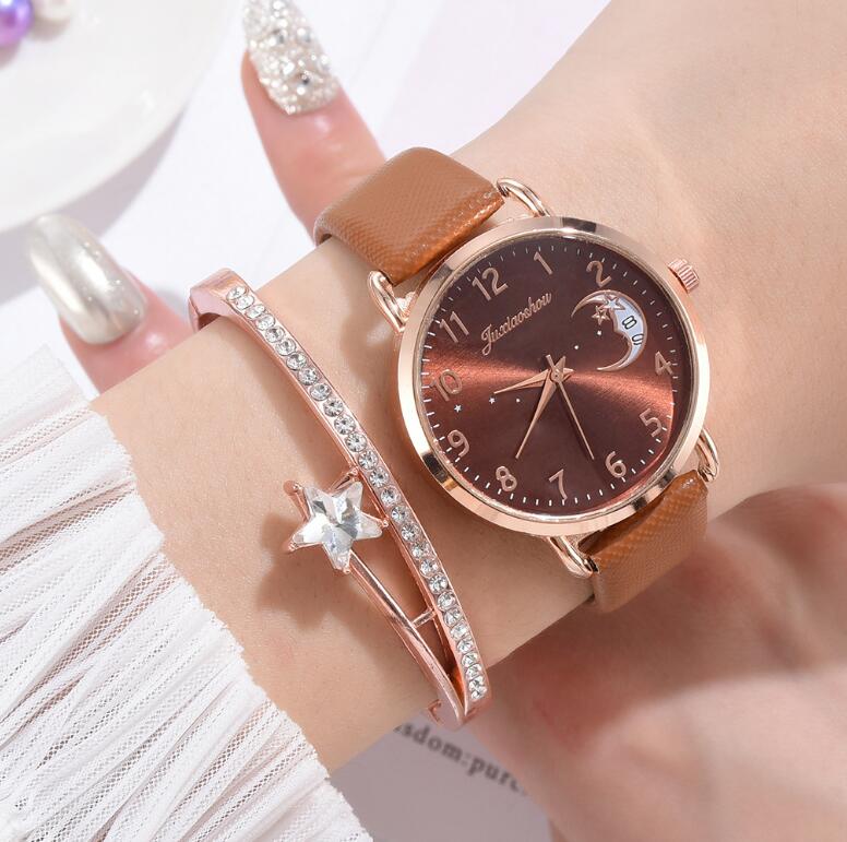 Women Watches Luxury Leather Band Watch Dress Clock Lady Wrist Watch - V.I.P Digital Presence