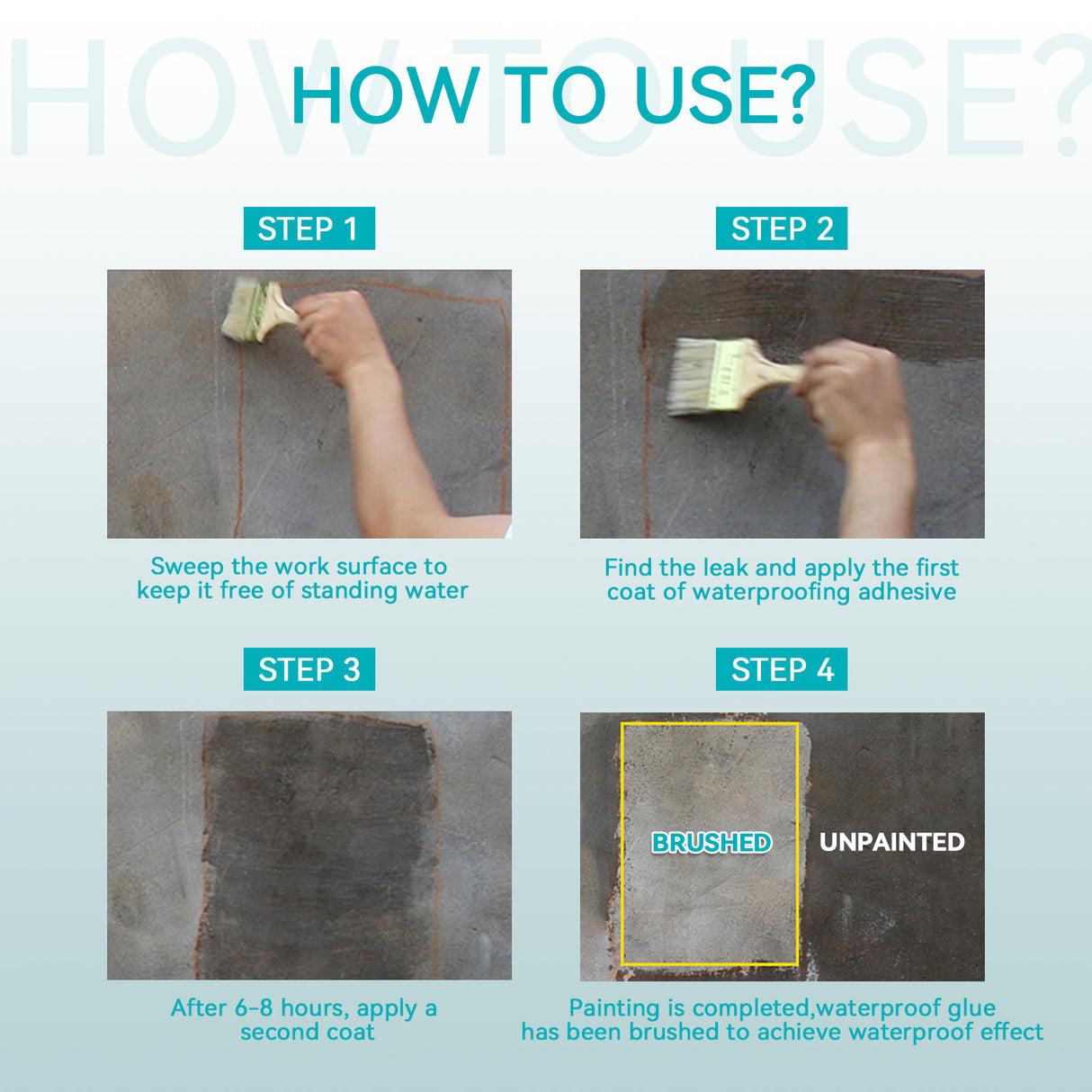 Transparent Waterproof Adhesive, Toilet Kitchen Exterior Wall Roof Leakproof Repair Leak-Free Brick Waterproof Coating - V.I.P Digital Presence