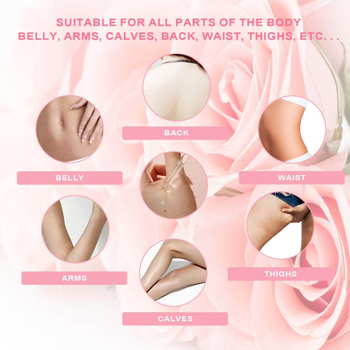 Rose Stem Flower Oil, Body Skin Massage Treatment Moisturizing And Firming Loose Skin Slimming Treatment Oil - V.I.P Digital Presence