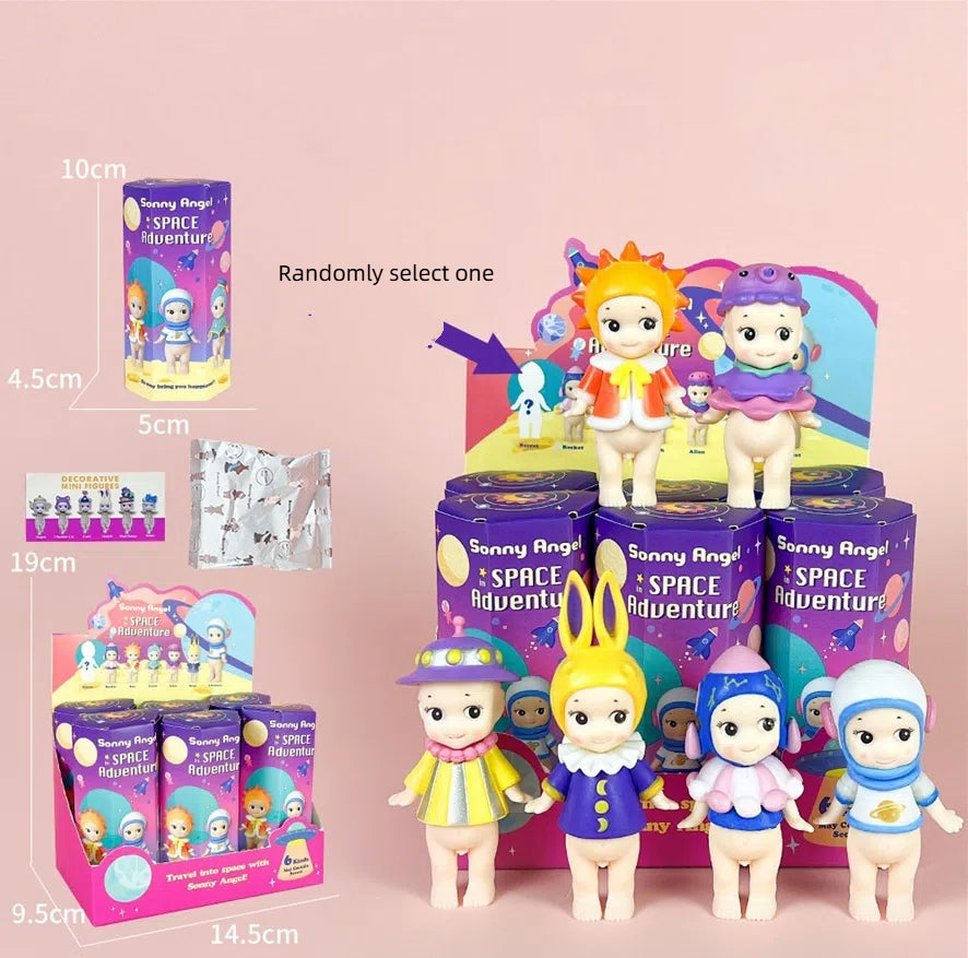 Party Angel Cheek Blind Box Car Ornament Mobile phone Decoration Handmade Anime Doll Finished End Box - V.I.P Digital Presence