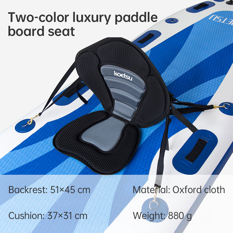 Adjustable padded seat for kayaks, paddleboards, canoes, with backrest, suitable for kayak, canoe, rafts, fishing. - V.I.P Digital Presence