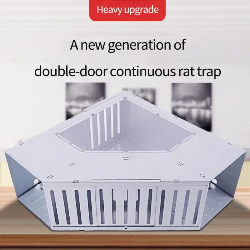 Catching Mice Mouse Traps Occasions Available Double-door Design Non-toxic Reusable Rustproof Garden Supplies Portable - V.I.P Digital Presence