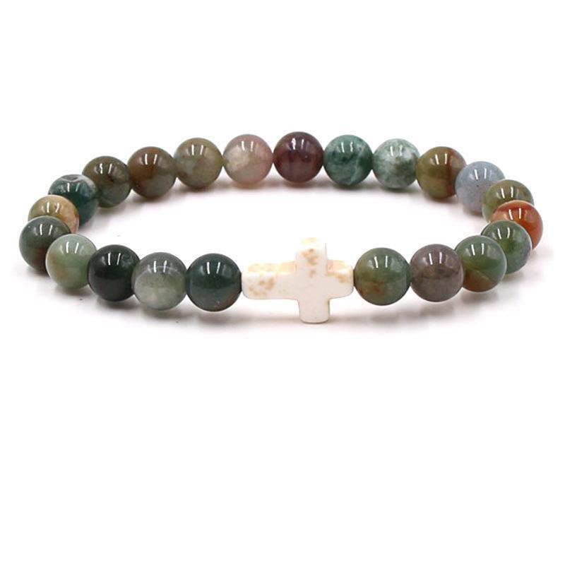 Fashion bead jewelry cross bracelet - V.I.P Digital Presence