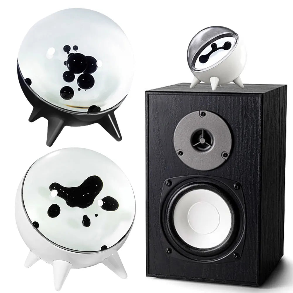 Ferrofluid Music Rhythm Lamp Sound Sensitive Dancing Magnet Liquid Toy Ferrofluid Visual Display Lamp Desktop Speakers Companion - V.I.P Digital Presence