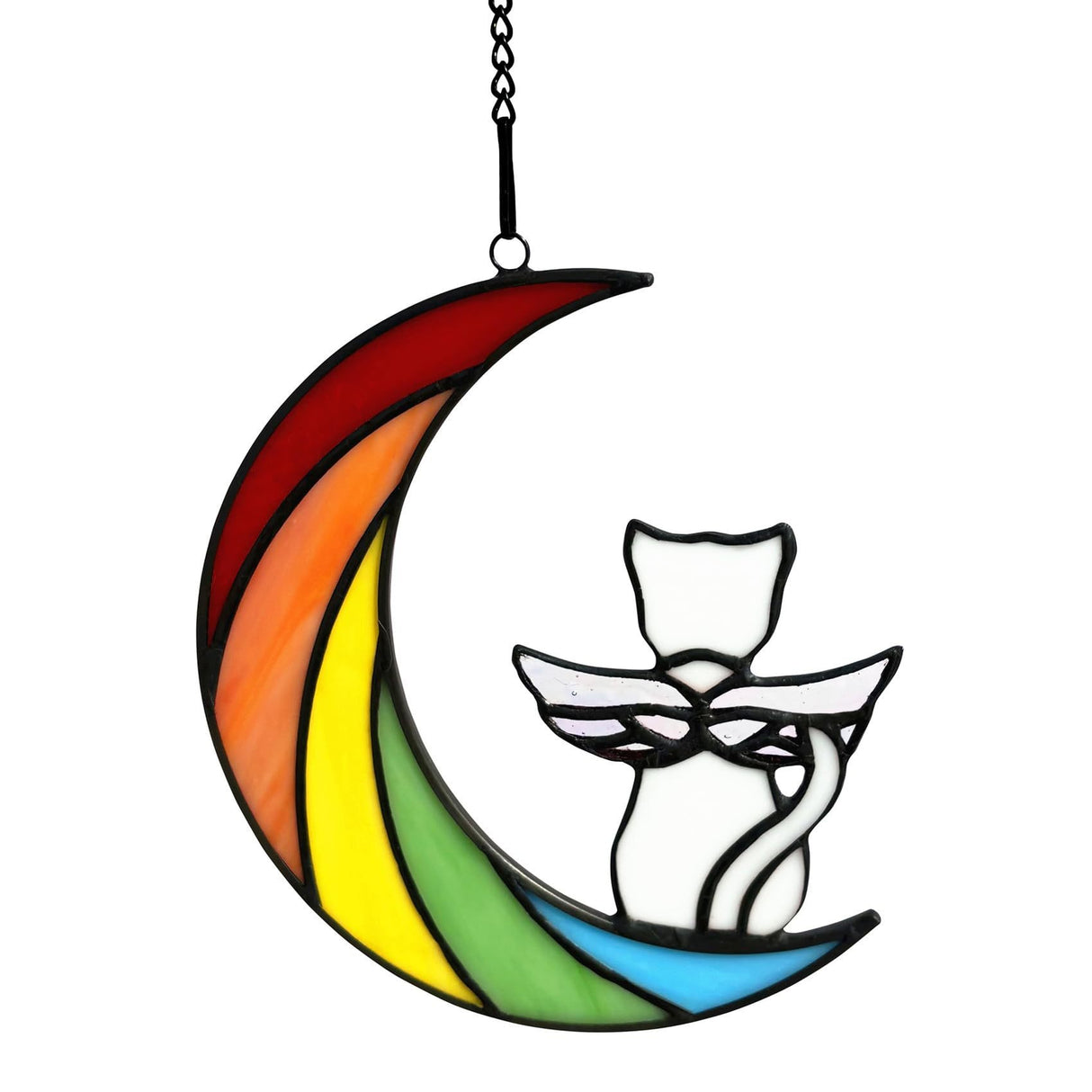 Cat enthusiast commemorative gift cute cat acrylic flat home window wall outdoor decoration pendant - V.I.P Digital Presence