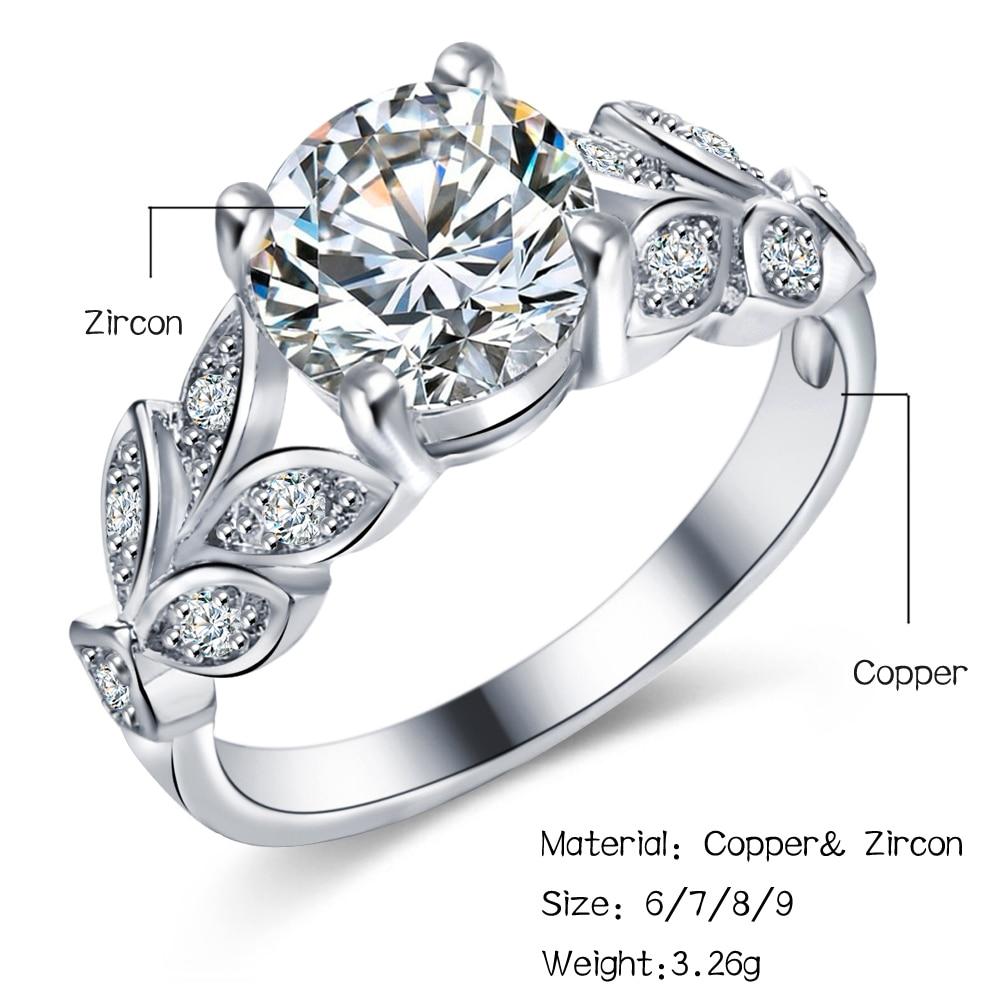 Crystal Silver Cubic Zirconia Wedding Ring - V.I.P Digital Presence