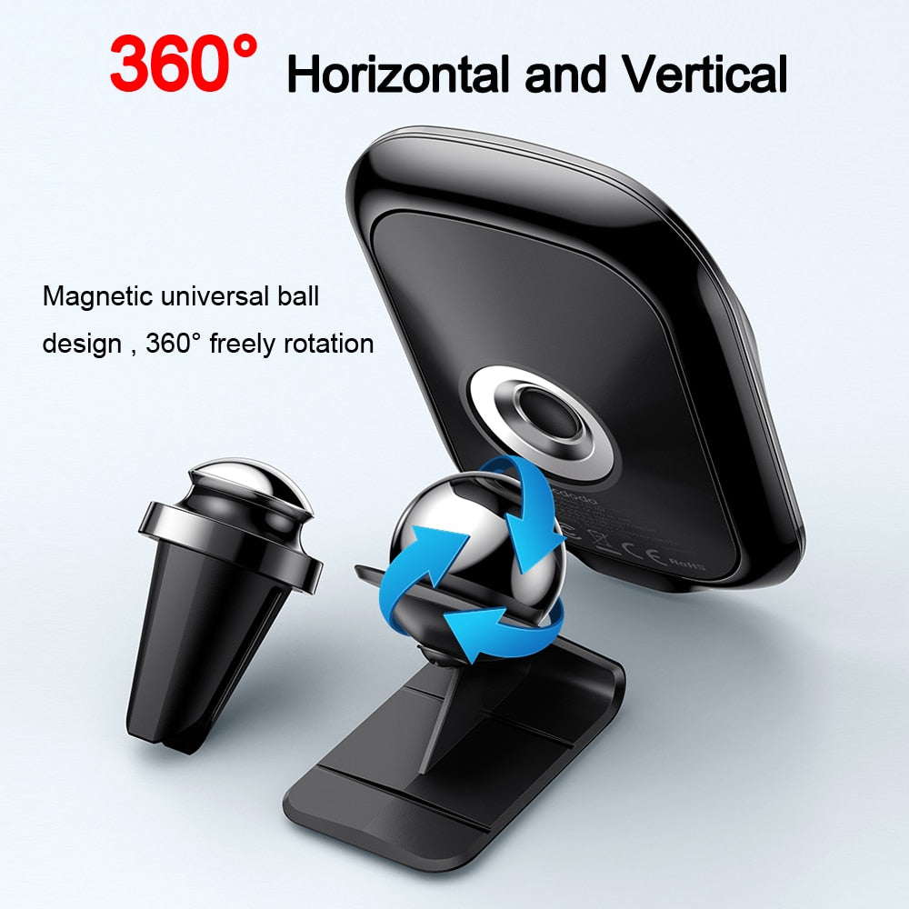Mcdodo 15W Qi Magnetic Wireless Charger For iphone 12 13 11 Pro Max Wireless Charging Stand Car Phone Holder For Samsung Huawei - V.I.P Digital Presence