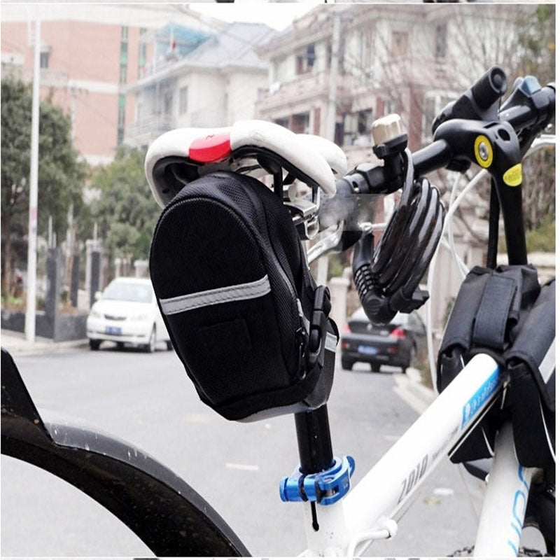 Bicycle Mountain Bike Saddle Bag Seat Post Rear Seat Bag Cushion Kit Cycling Equipment Accessories