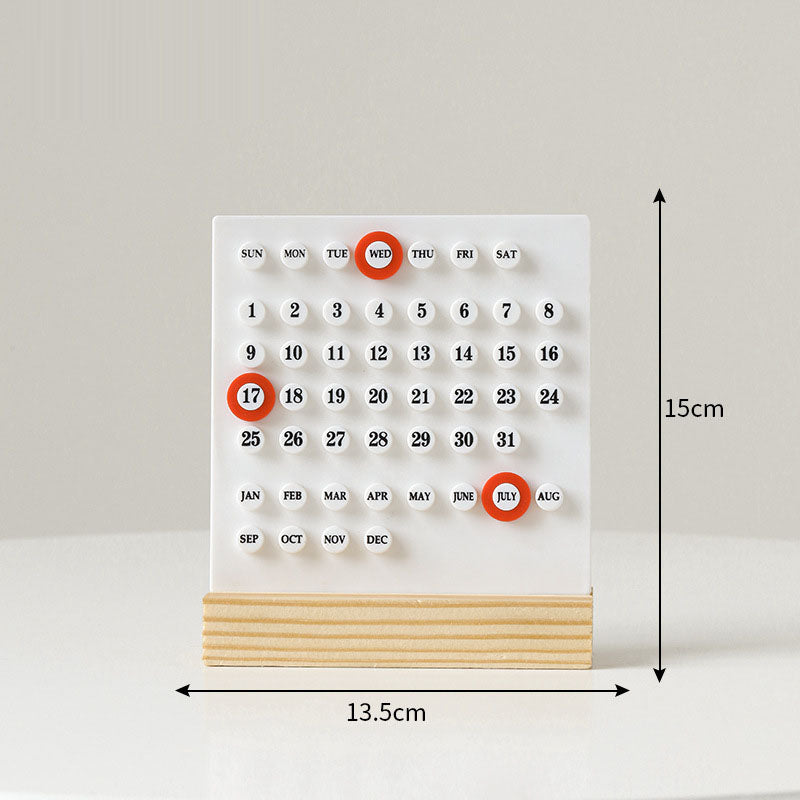 Creative high aesthetic ring calendar 2023 perpetual calendar desk calendar personalized office desktop decoration ornaments sho - V.I.P Digital Presence