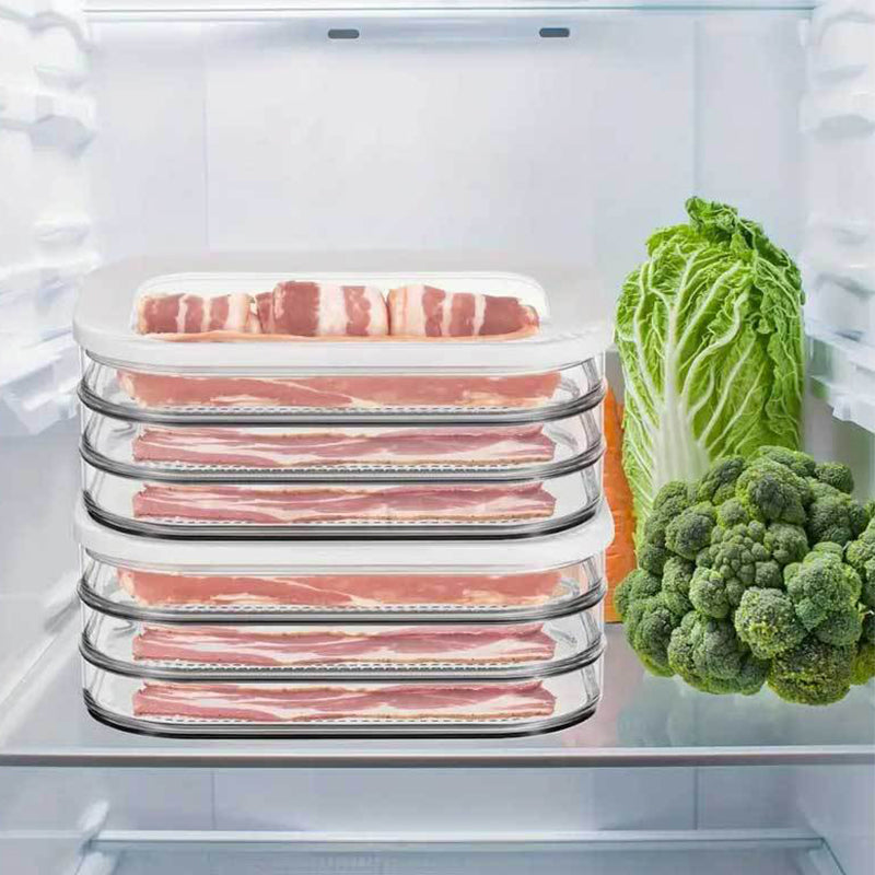 Fridge containers for deli meat and cold cuts, airtight with lids, 18.6oz, 24 pack, BPA-free. - V.I.P Digital Presence
