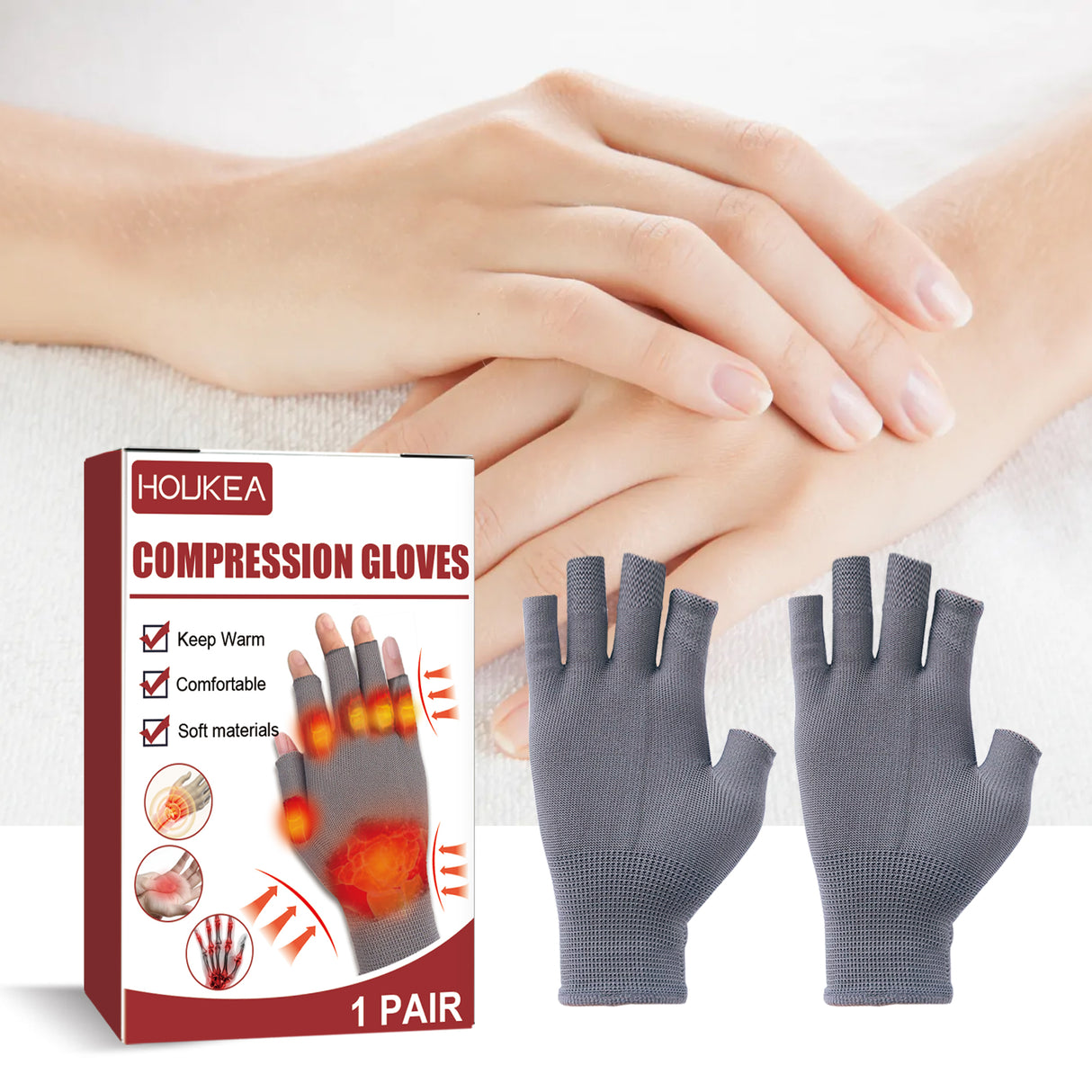 Joint Compression Gloves Relieve Hand Wrist Stiffness Thumb Joint Soreness Swelling Wrist Gloves - V.I.P Digital Presence