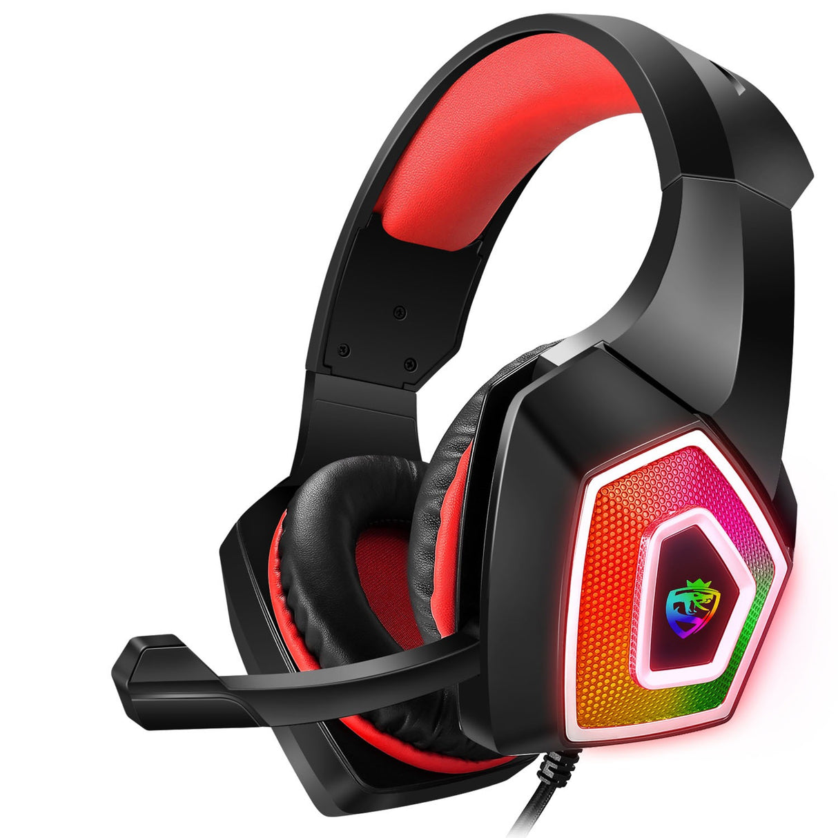 Head mounted gaming headphones colorful RGB wired computer headphones game controller headphones - V.I.P Digital Presence