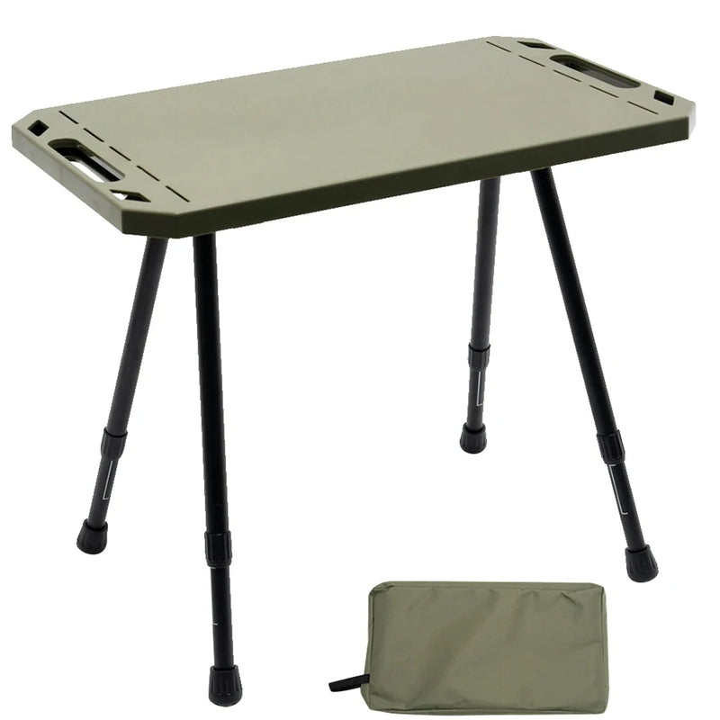 Folding Picnic Table Adjustable Height Outdoor Table Aluminium Alloy Tactical Table for Outdoor Indoor Picnic BBQ Hiking - V.I.P Digital Presence